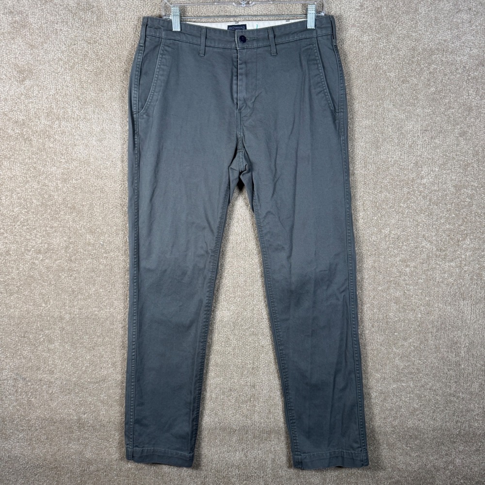 Levi's XX Chino Standard Taper Pants Mens 31x32 Gray Stretch Casual Dress Chinos